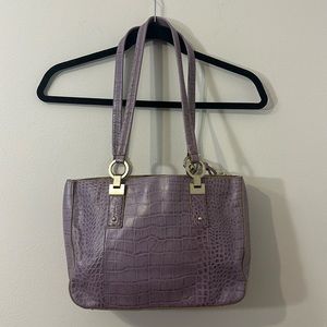 Etienne Aigner lavender shoulder bag
